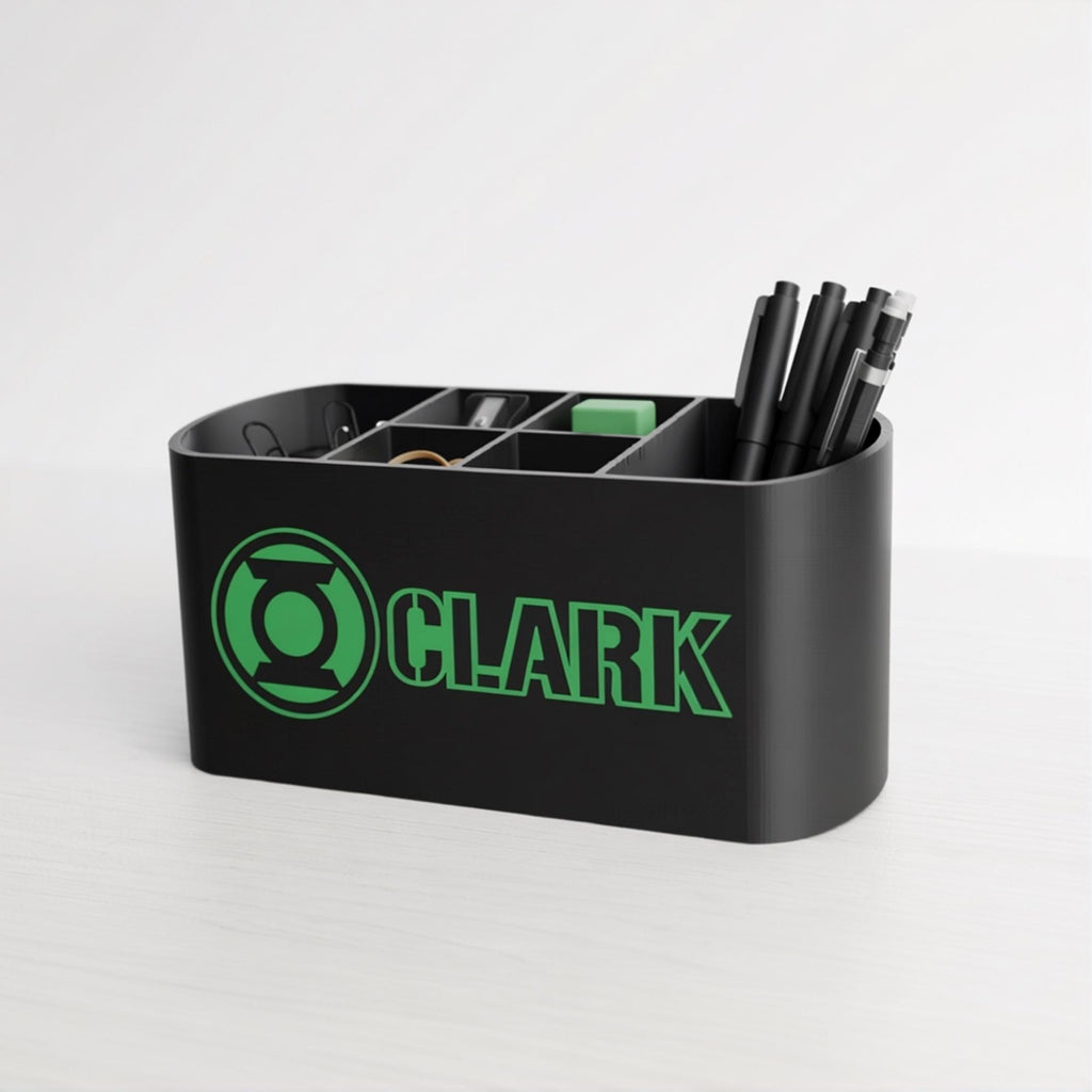Personalized Green Lantern Desk Organizer