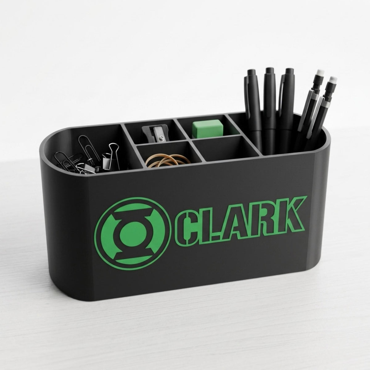 Personalized Green Lantern Desk Organizer