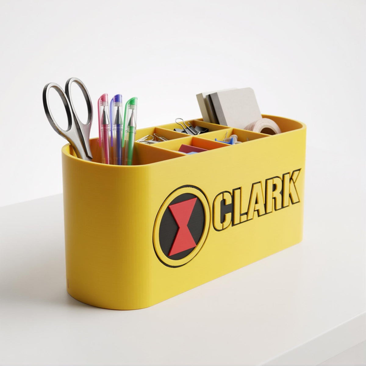 Personalized Black Widow Desk Organizer