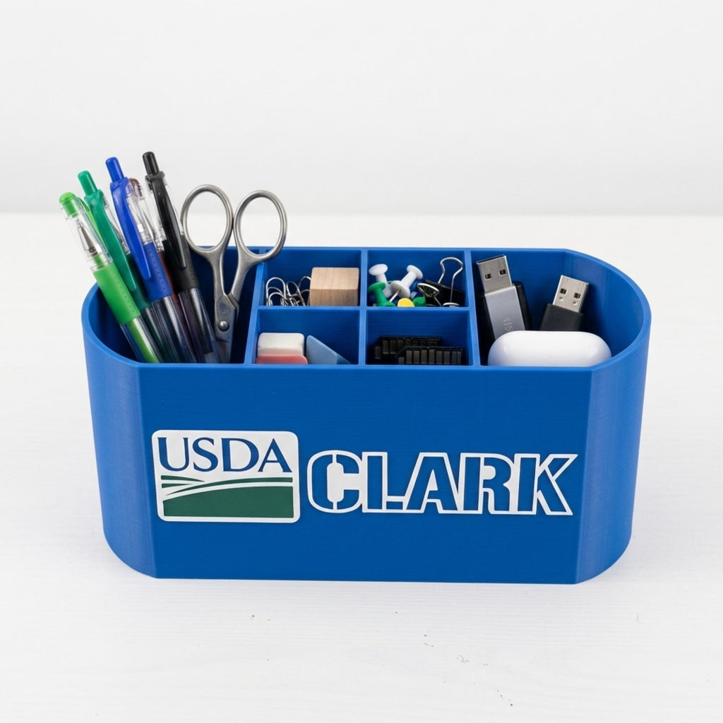 Personalized USDA Desk Organizer