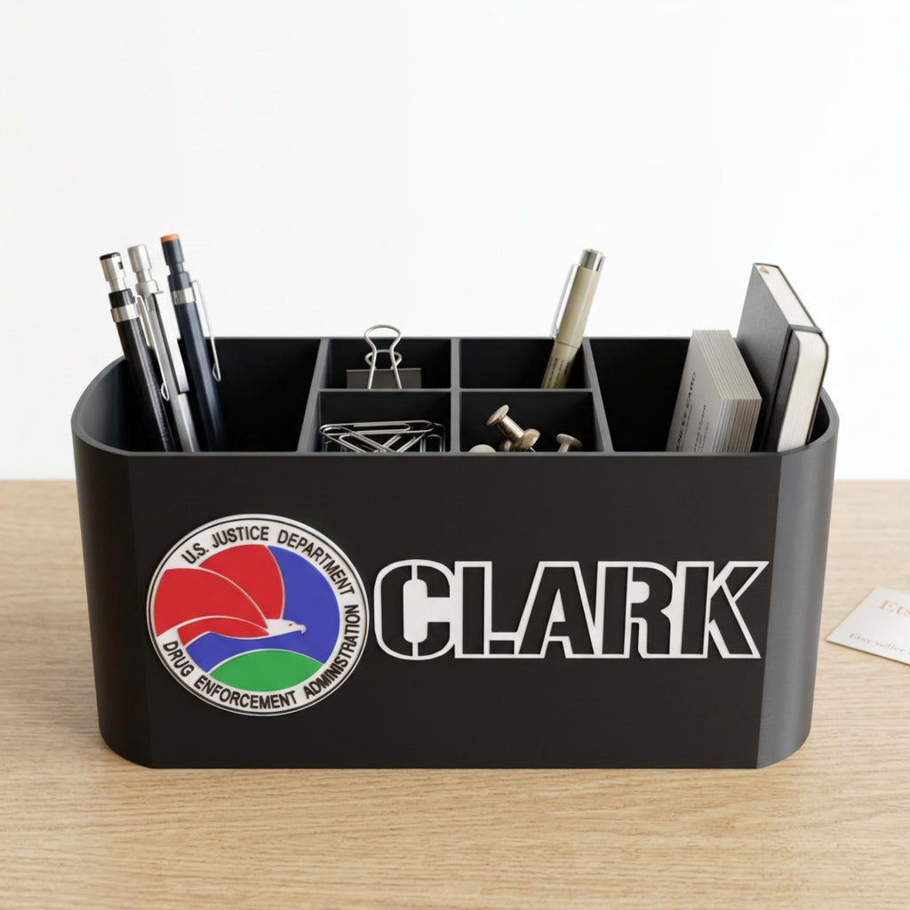 Personalized DEA Desk Organizer