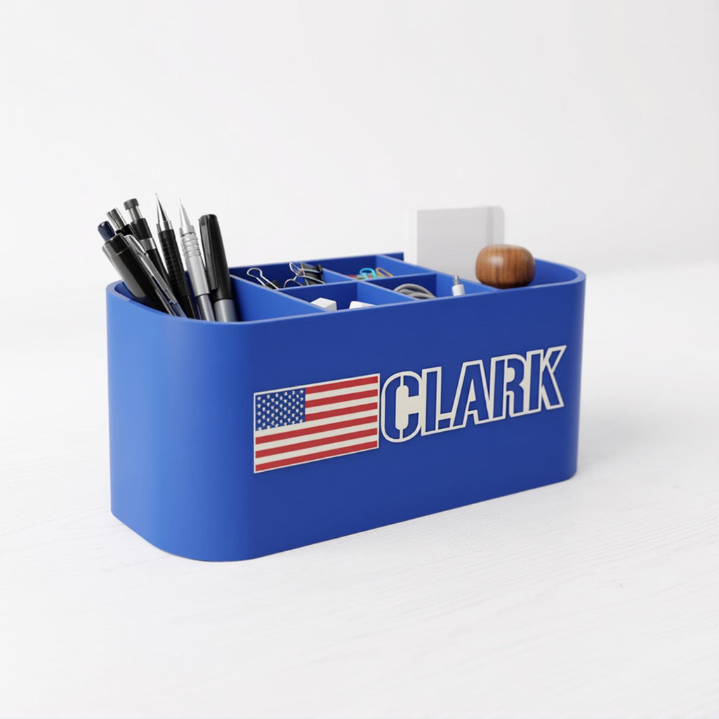 Personalized USA Desk Organizer
