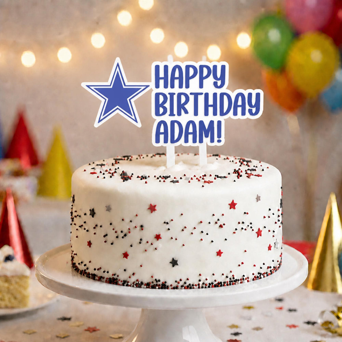 Dallas Cowboys Cake Topper