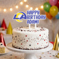 Los Angeles Rams Cake Topper