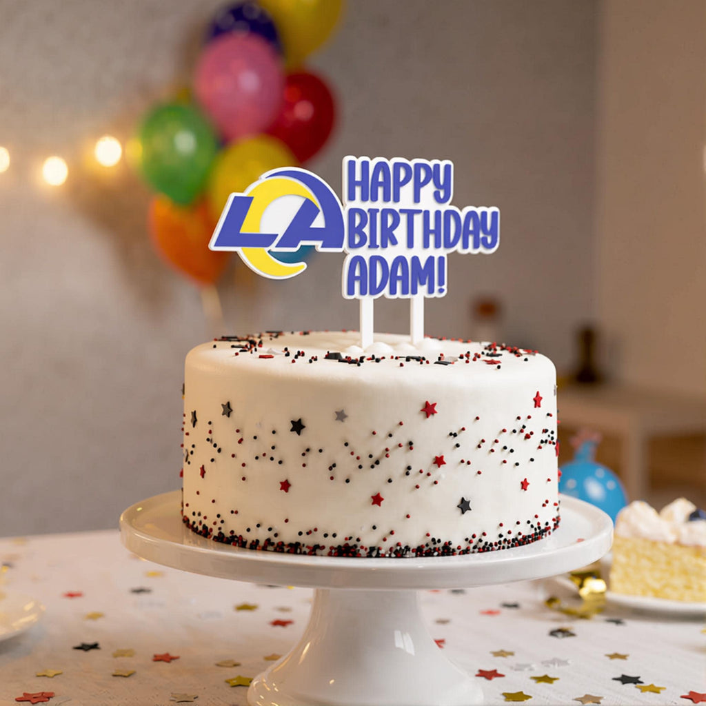 Los Angeles Rams Cake Topper