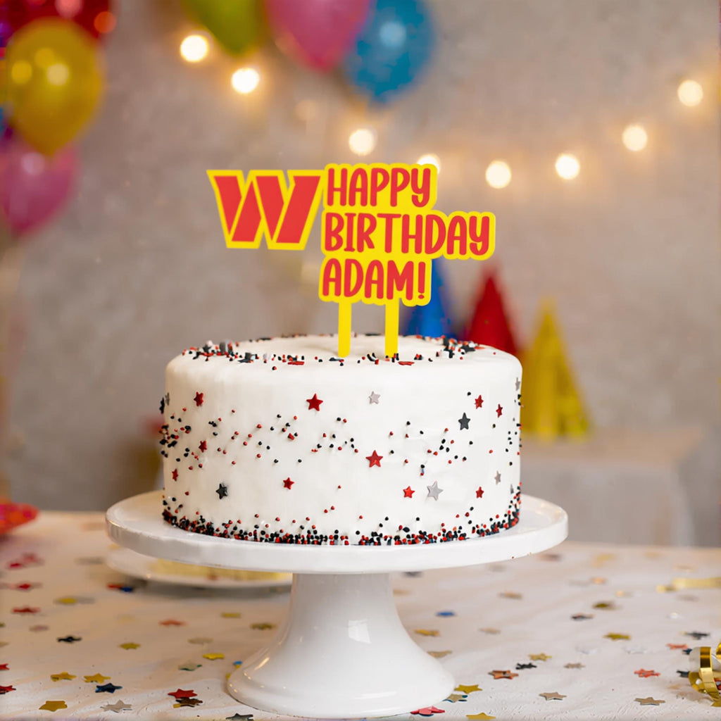 Washington Commanders Cake Topper