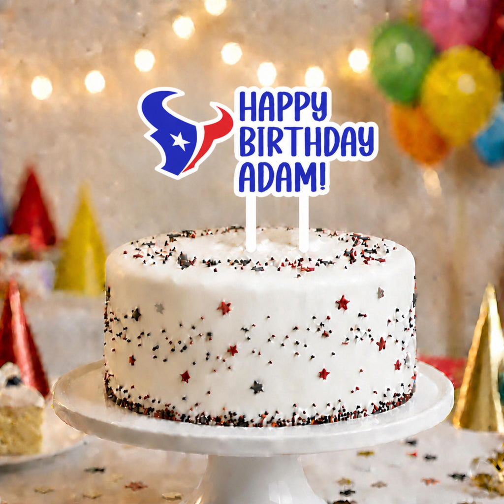 Houston Texans Cake Topper