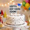 New England Patriots Cake Topper