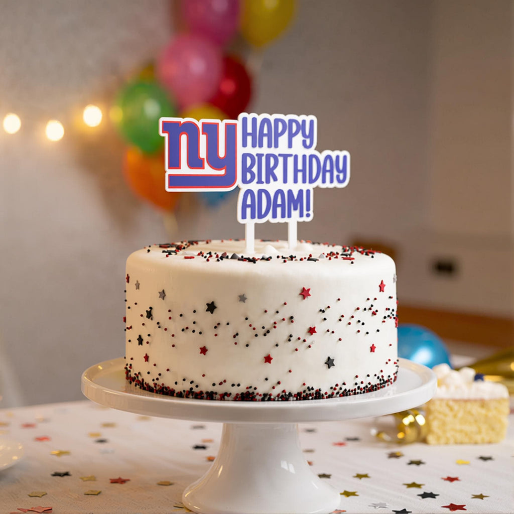 New York Giants Cake Topper