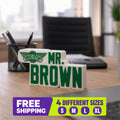 Personalized Wingstop Desk Name Plate