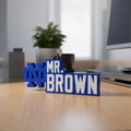 Personalized Notre Dame Fighting Irish Desk Name Plate