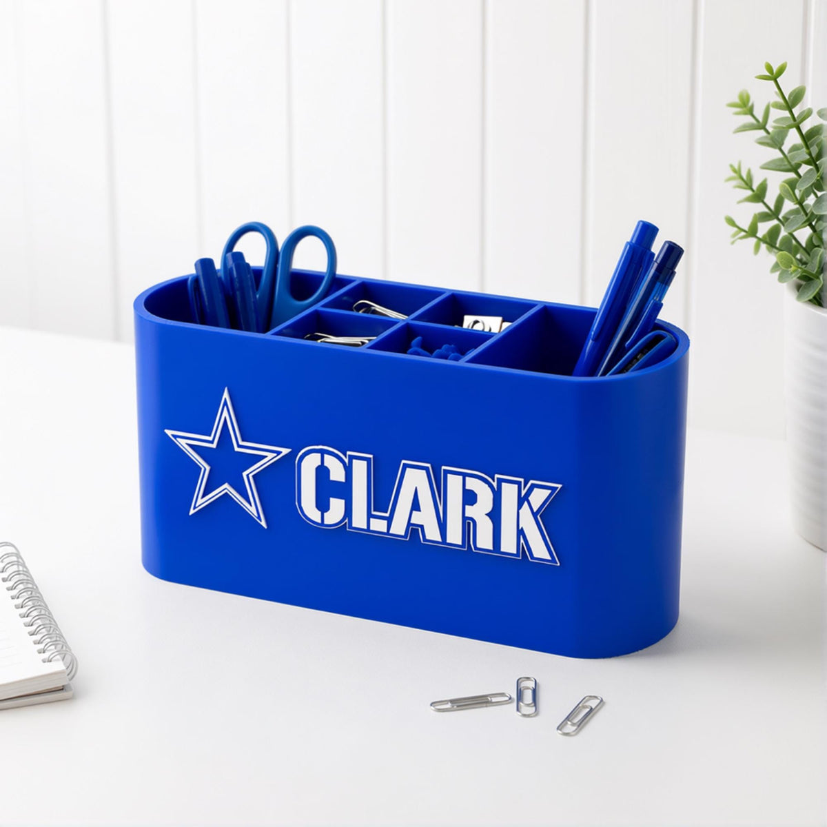 Personalized Dallas Cowboys Desk Organizer