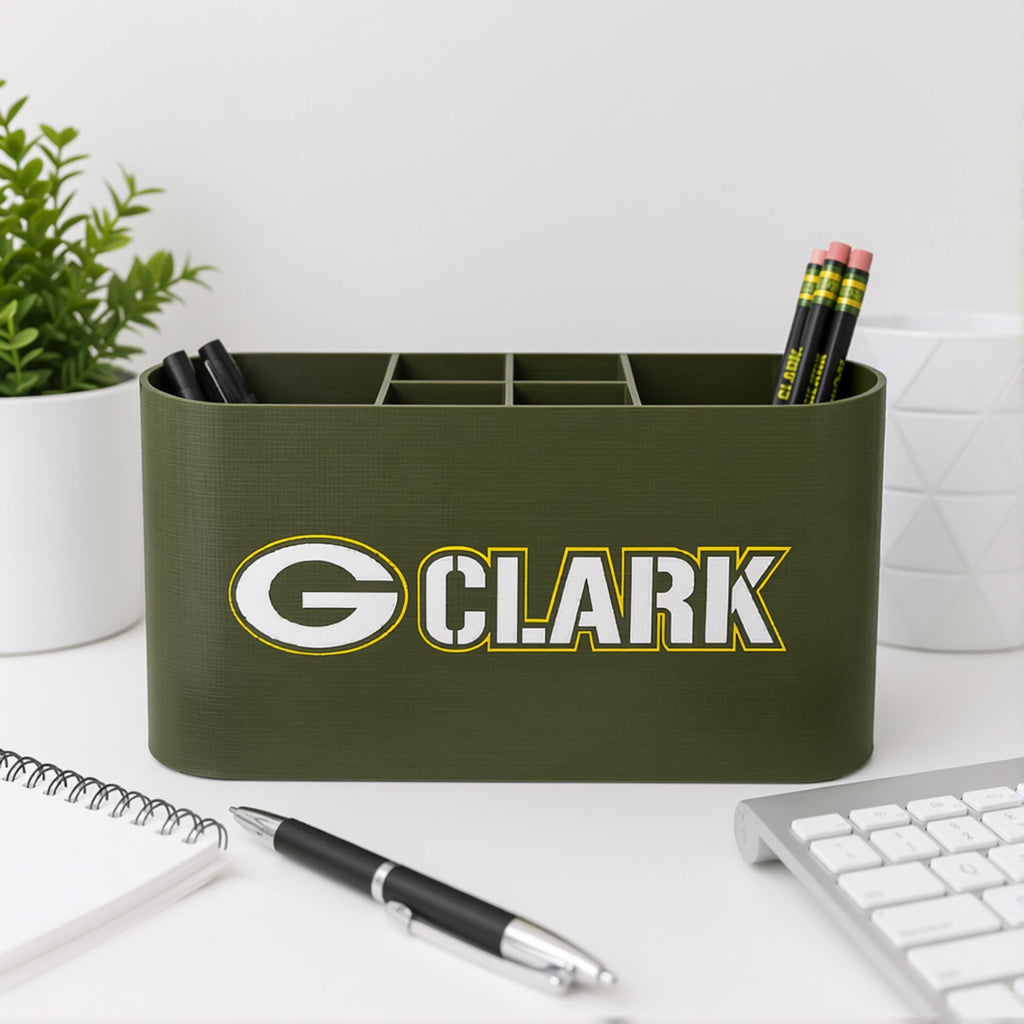 Personalized Green Bay Packers Desk Organizer
