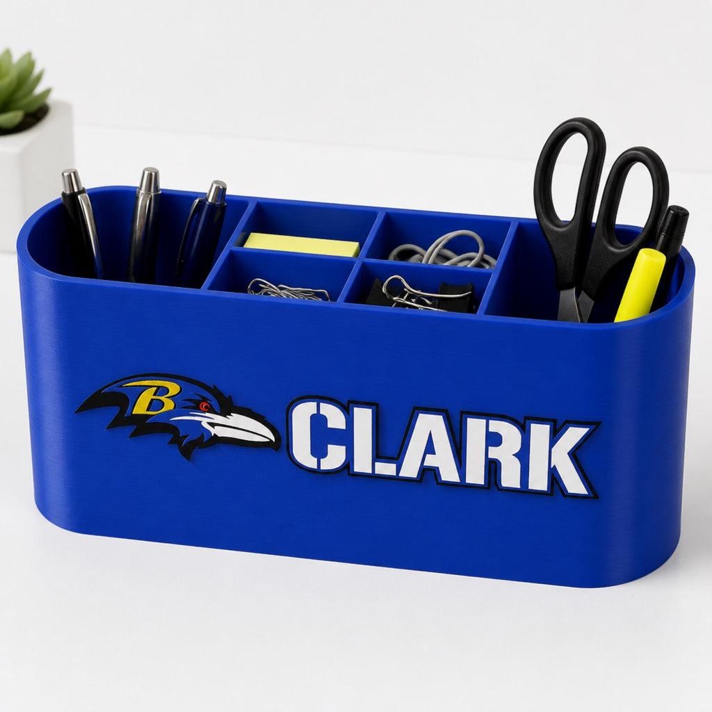 Personalized Baltimore Ravens Desk Organizer