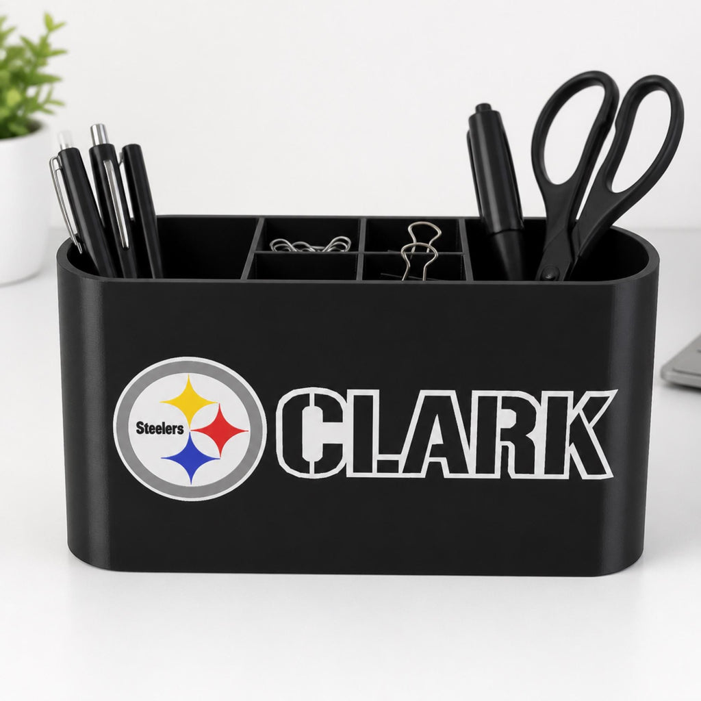 Personalized Pittsburgh Steelers Desk Organizer