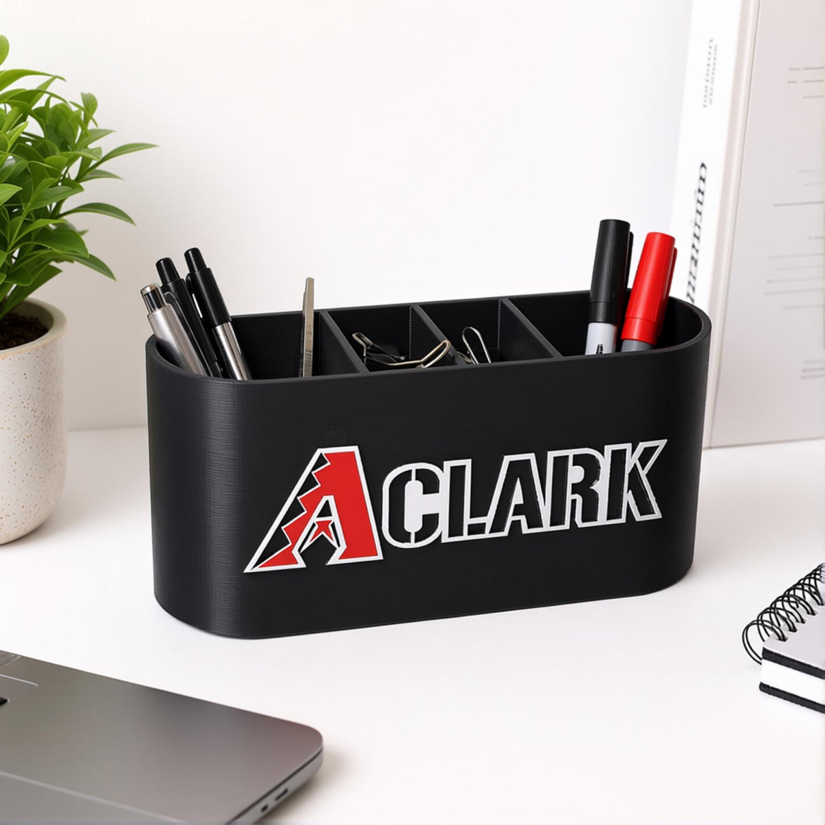 Personalized Arizona Diamondbacks Desk Organizer