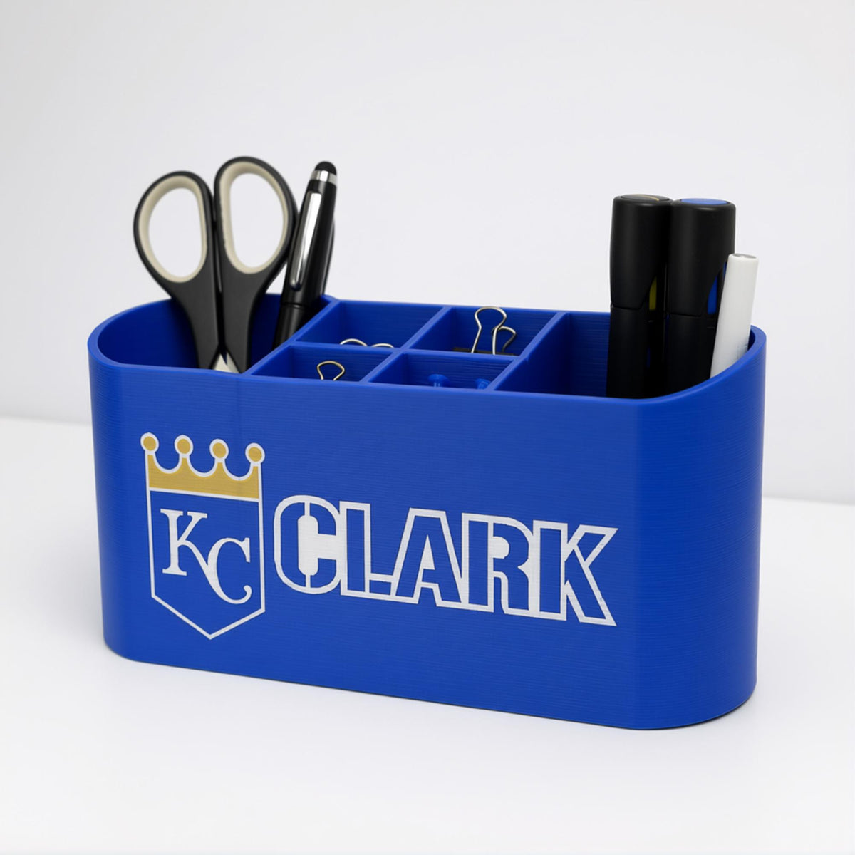Personalized Kansas City Royals Desk Organizer