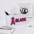 Personalized Los Angeles Angels Desk Organizer