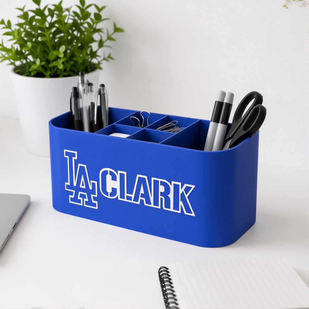 Personalized Los Angeles Dodgers Desk Organizer
