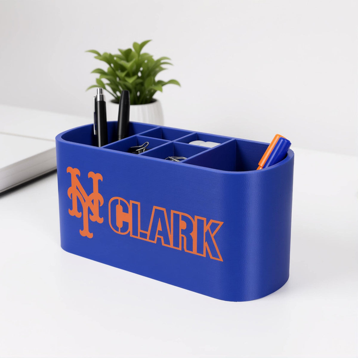 Personalized New York Mets Desk Organizer