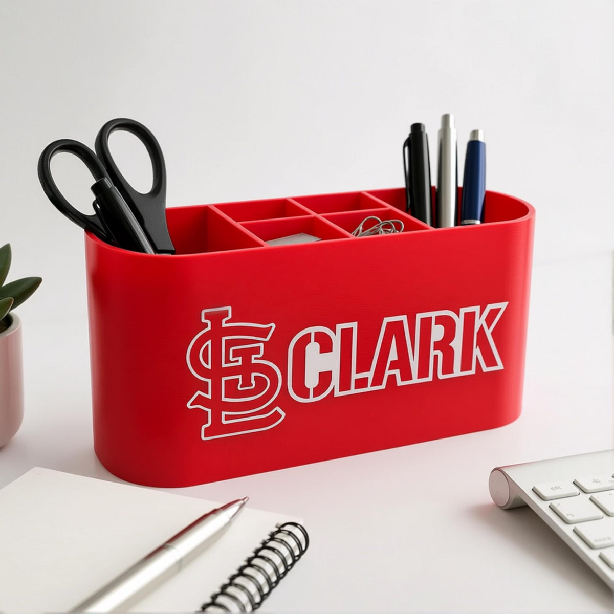 Personalized St. Louis Cardinals Desk Organizer