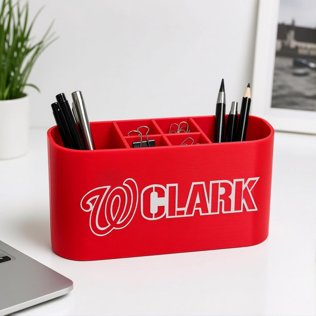 Personalized Washington Nationals Desk Organizer