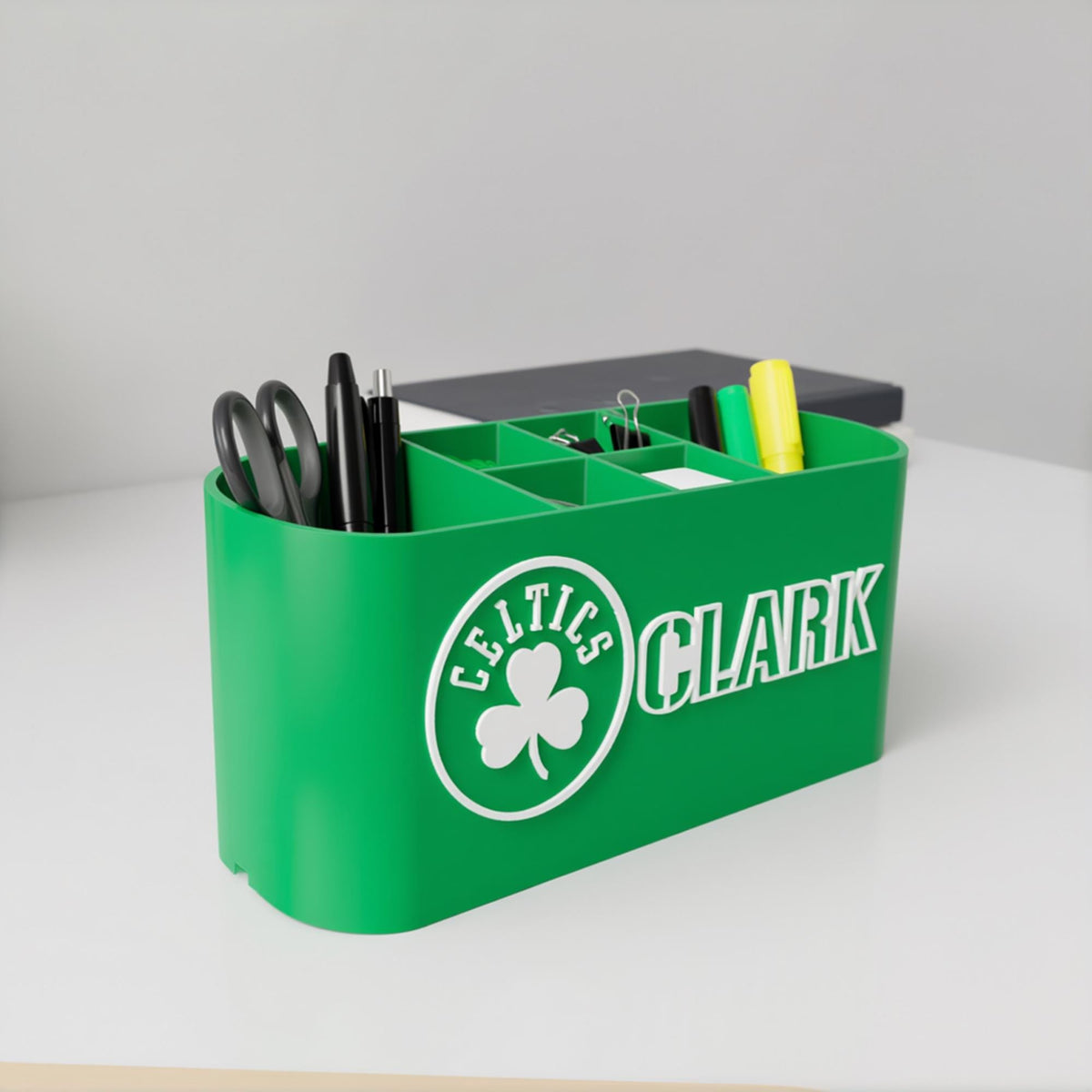 Personalized Boston Celtics Desk Organizer