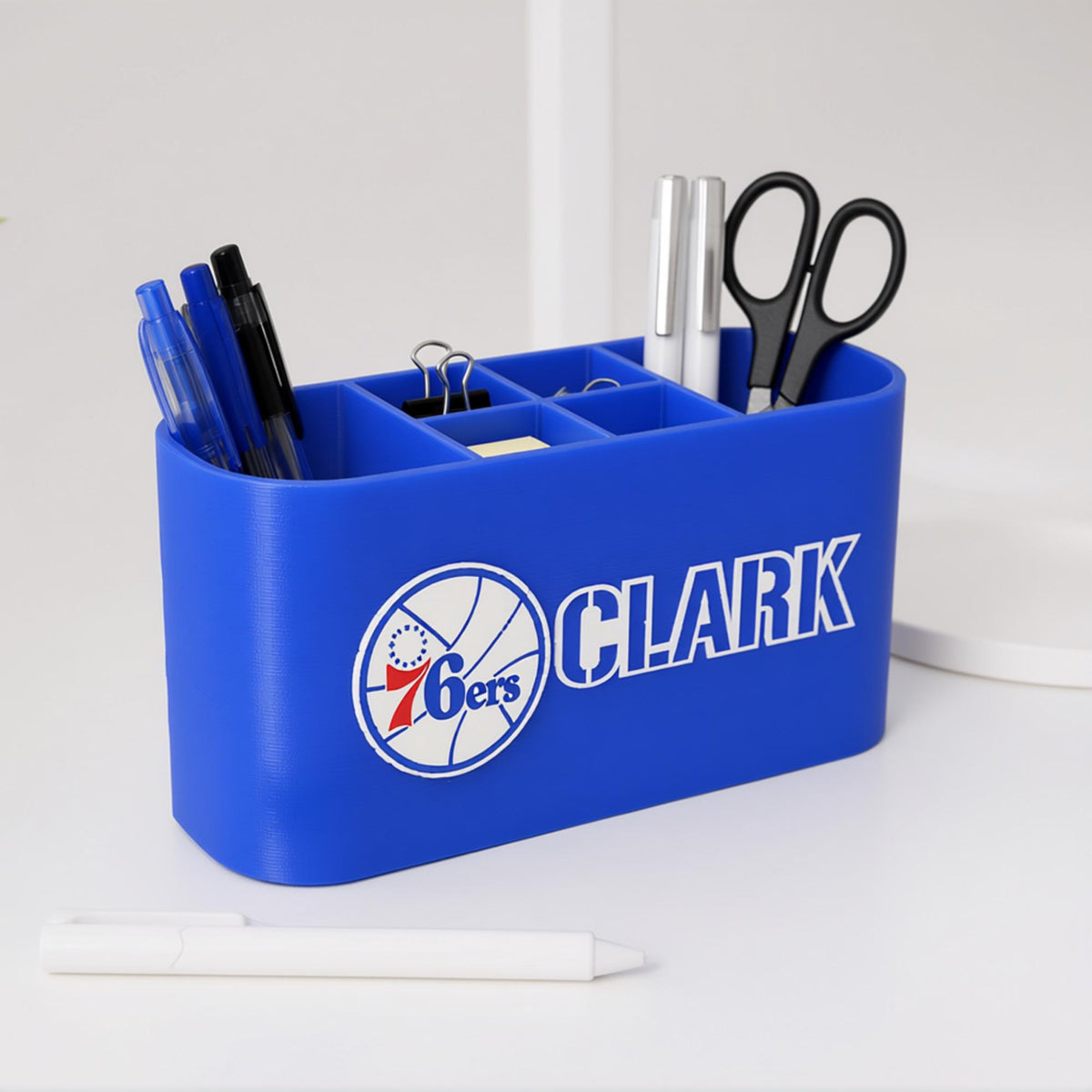 Personalized Philadelphia 76ers Desk Organizer