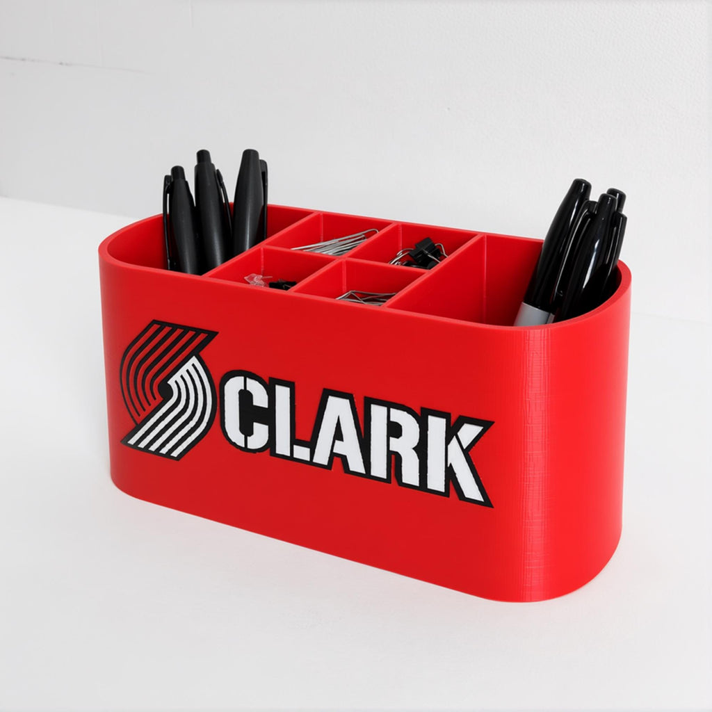 Personalized Portland Trail Blazers Desk Organizer