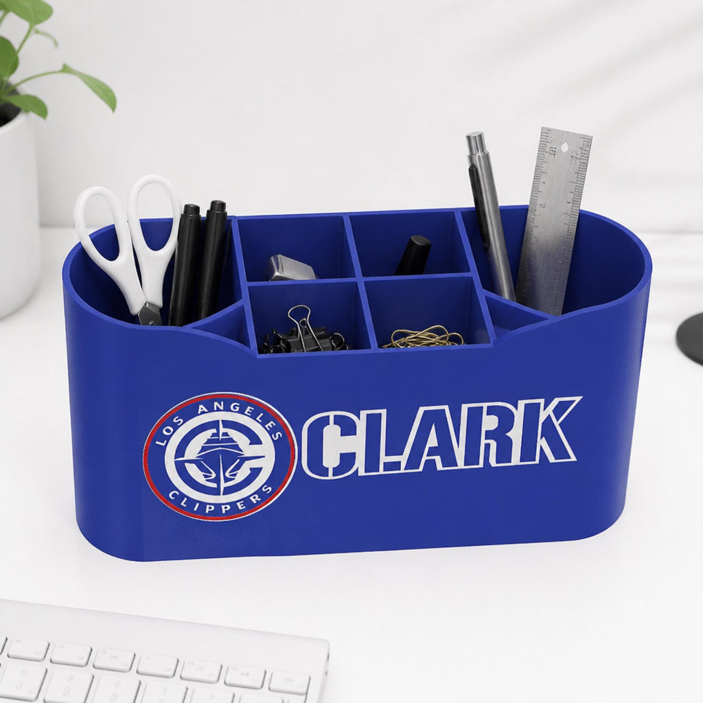 Personalized Los Angeles Lakers Desk Organizer