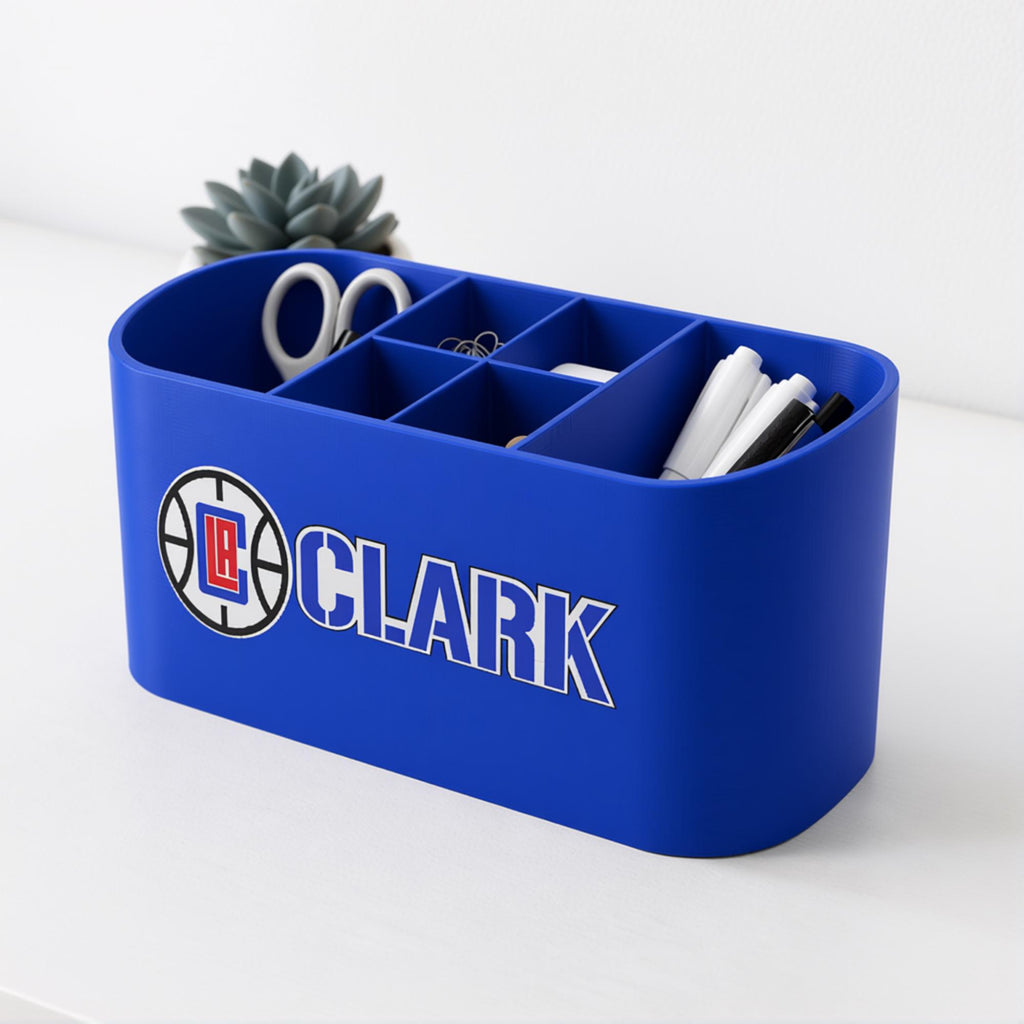 Personalized Los Angeles Lakers Desk Organizer