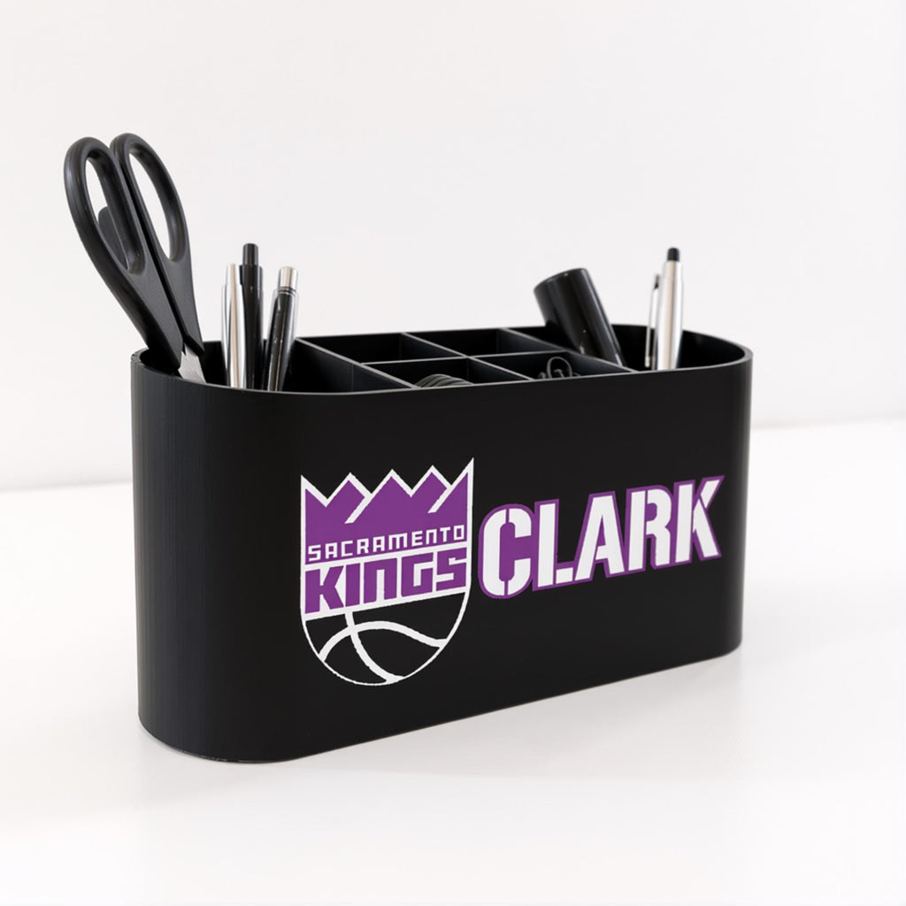 Personalized Sacramento Kings Desk Organizer