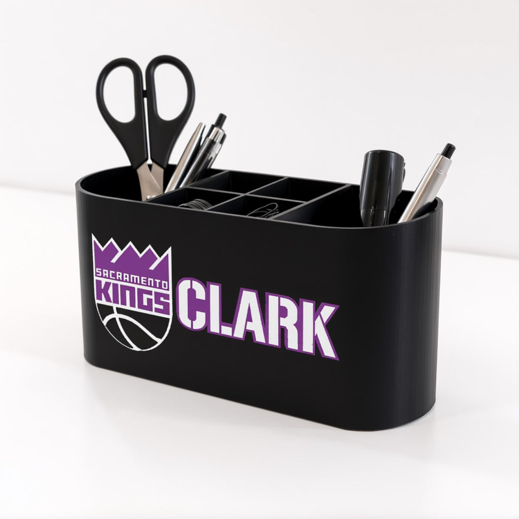 Personalized Sacramento Kings Desk Organizer