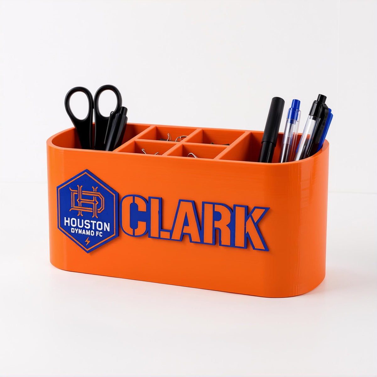 Personalized Houston Dynamo FC Desk Organizer