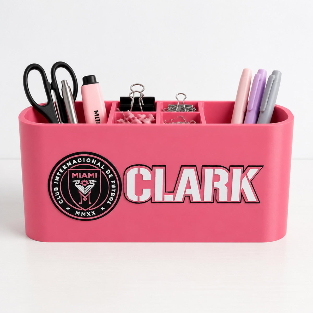 Personalized Inter Miami CF Desk Organizer