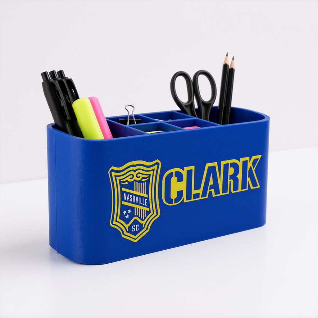 Personalized Nashville SC Desk Organizer