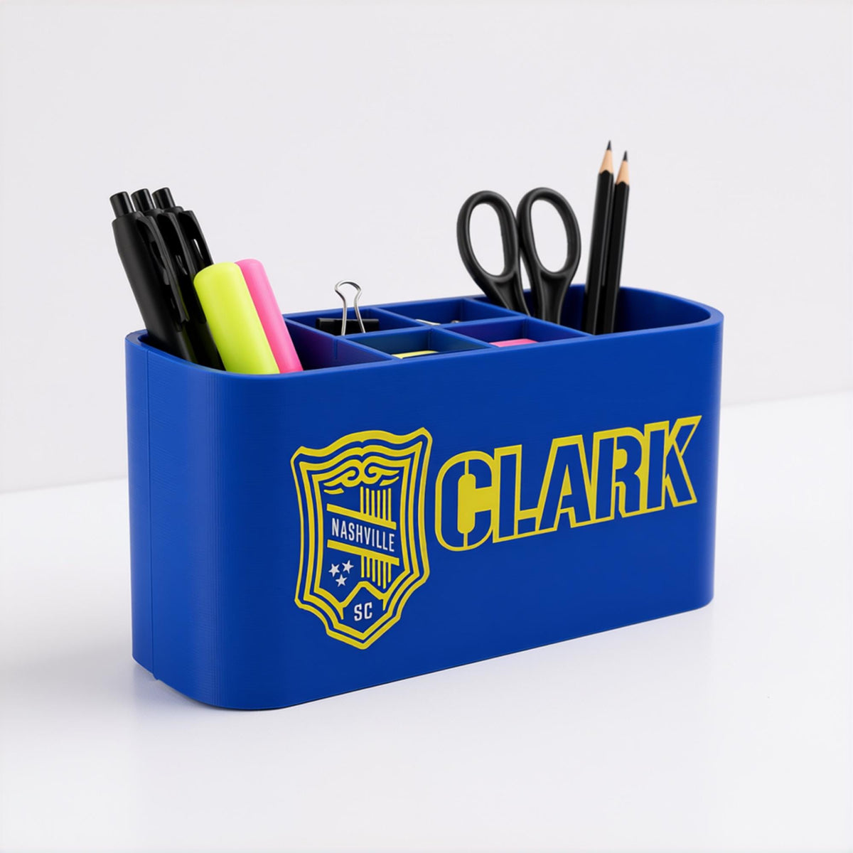 Personalized Nashville SC Desk Organizer