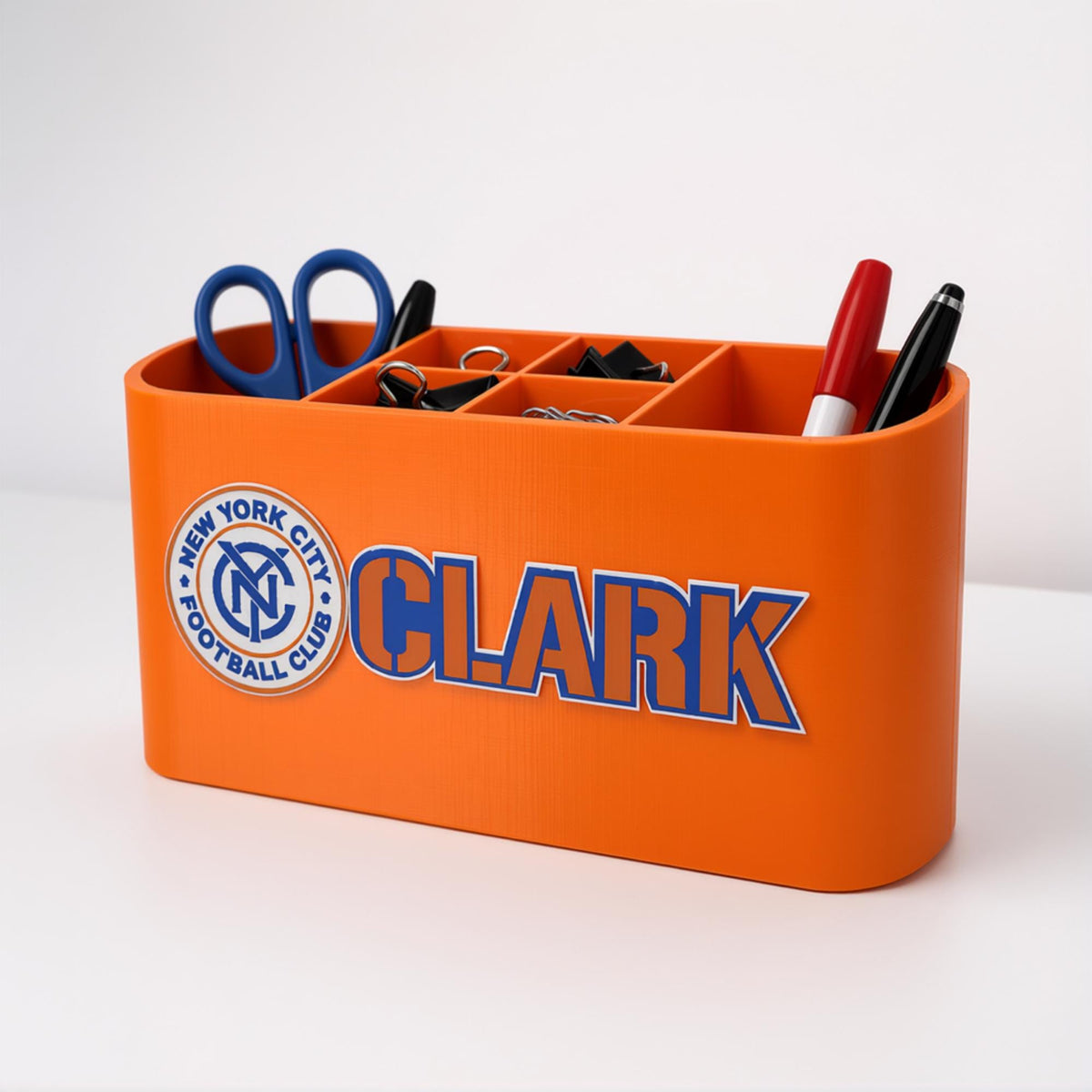 Personalized New York City FC Desk Organizer