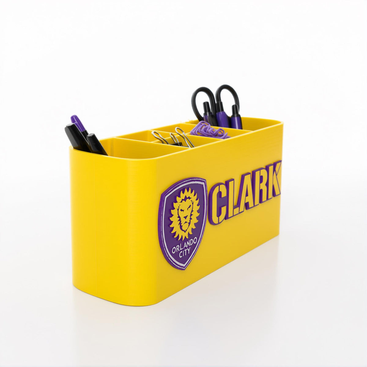 Personalized Orlando City SC Desk Organizer