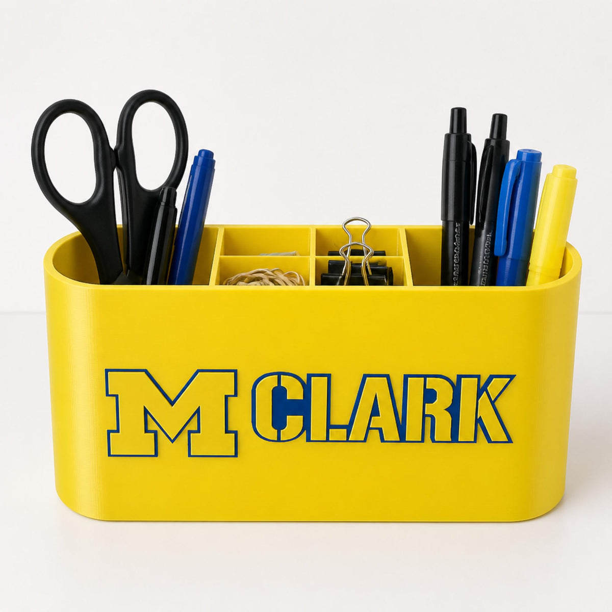 Michigan Wolverines Desk Organizer