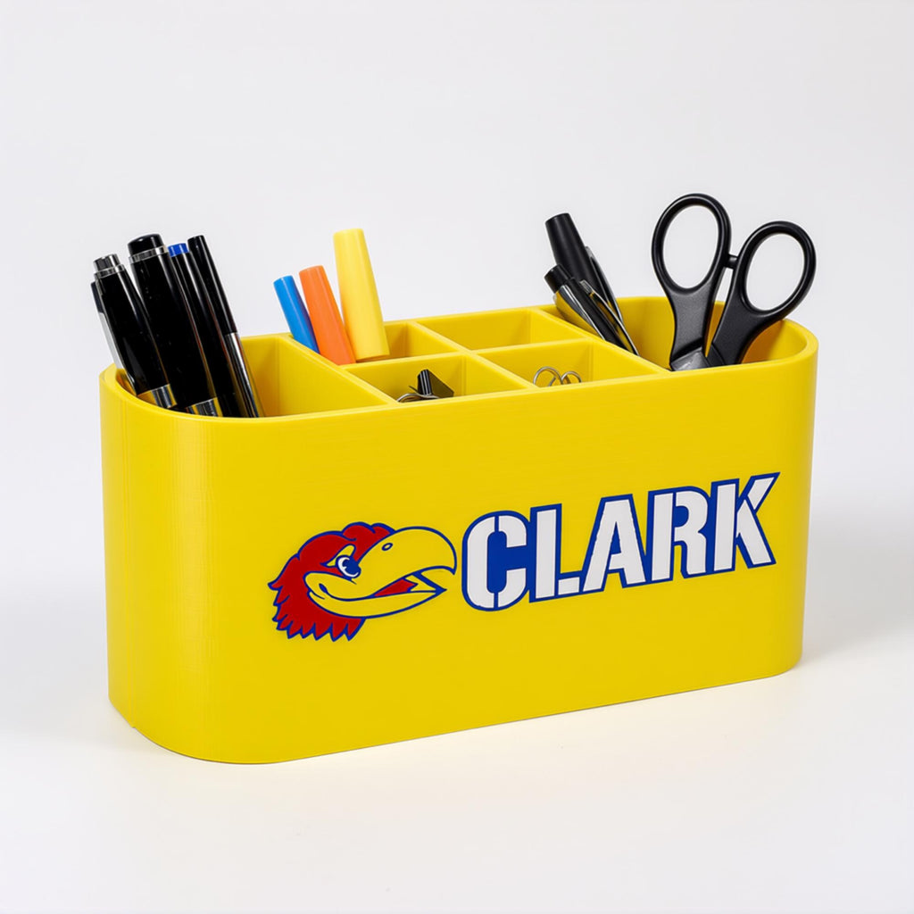 Kansas Jayhawks Desk Organizer