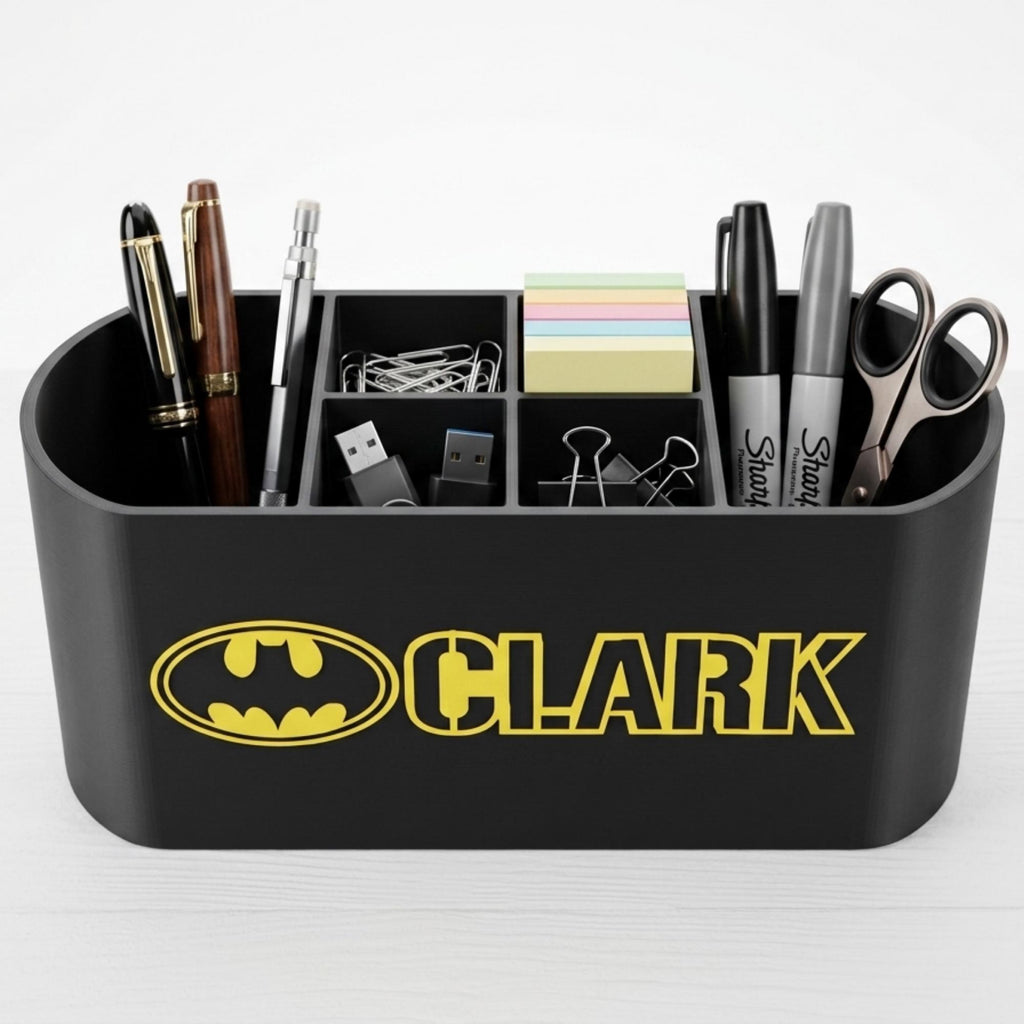 Personalized Batman Desk Organizer