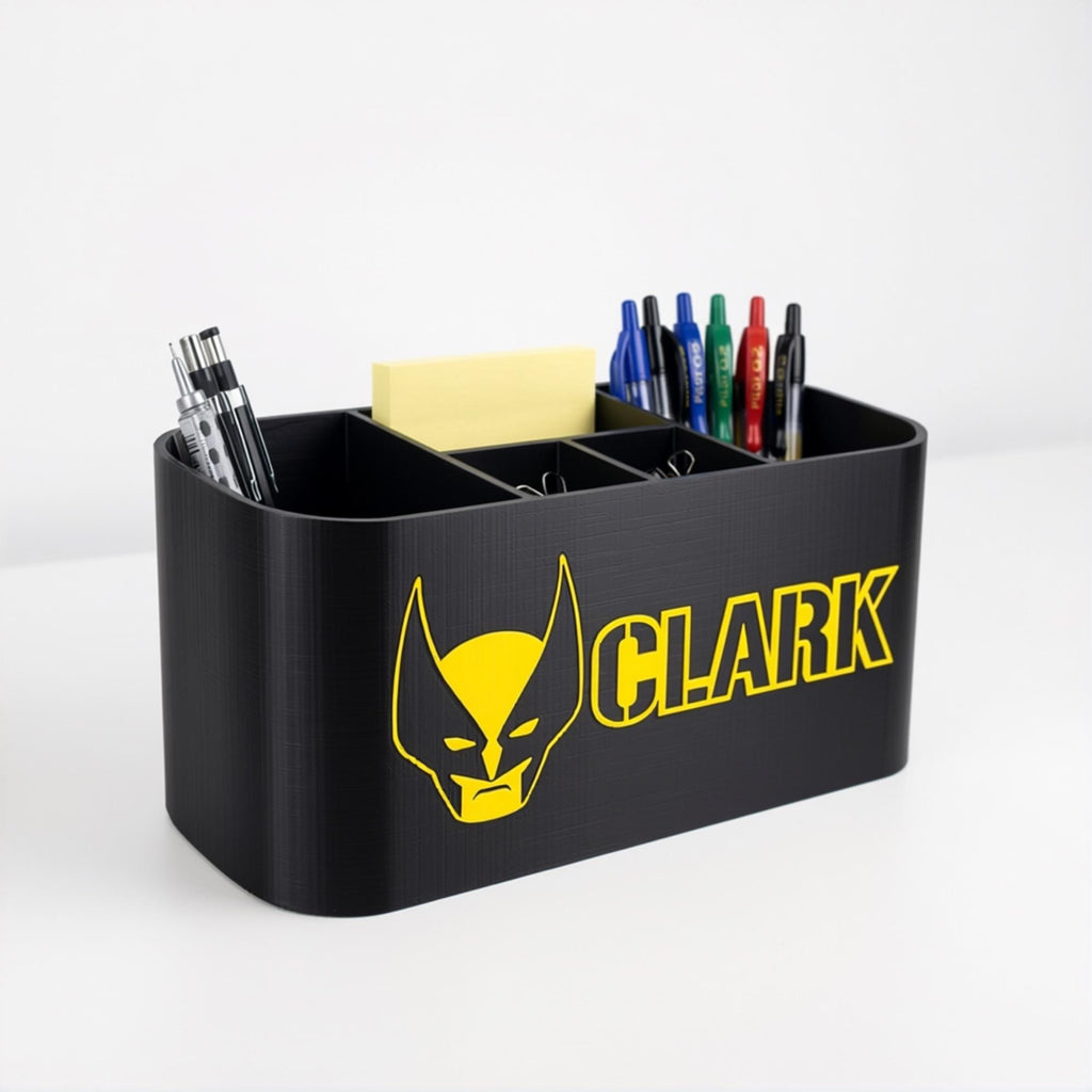 Personalized Wolverine Desk Organizer