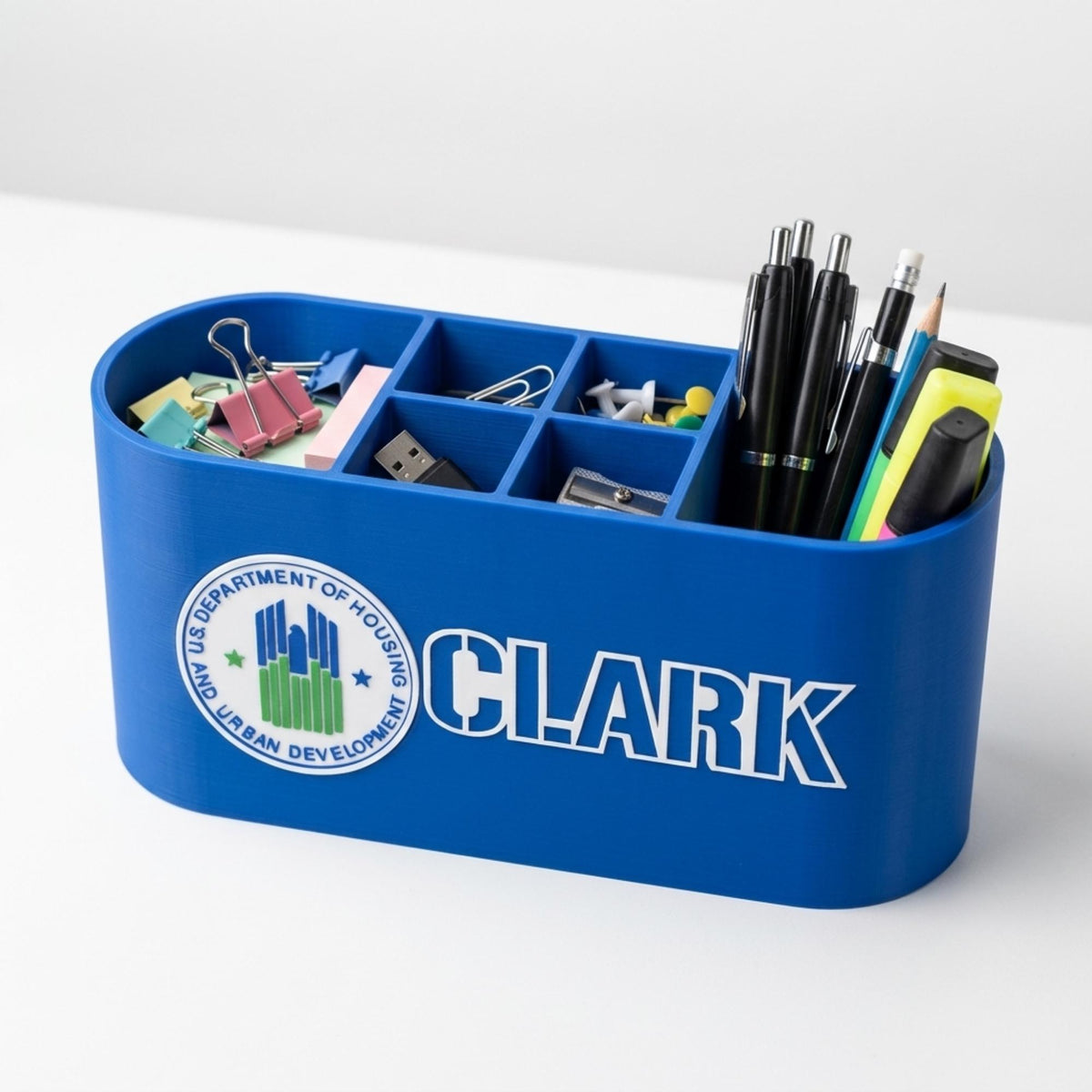 Personalized HUD Desk Organizer