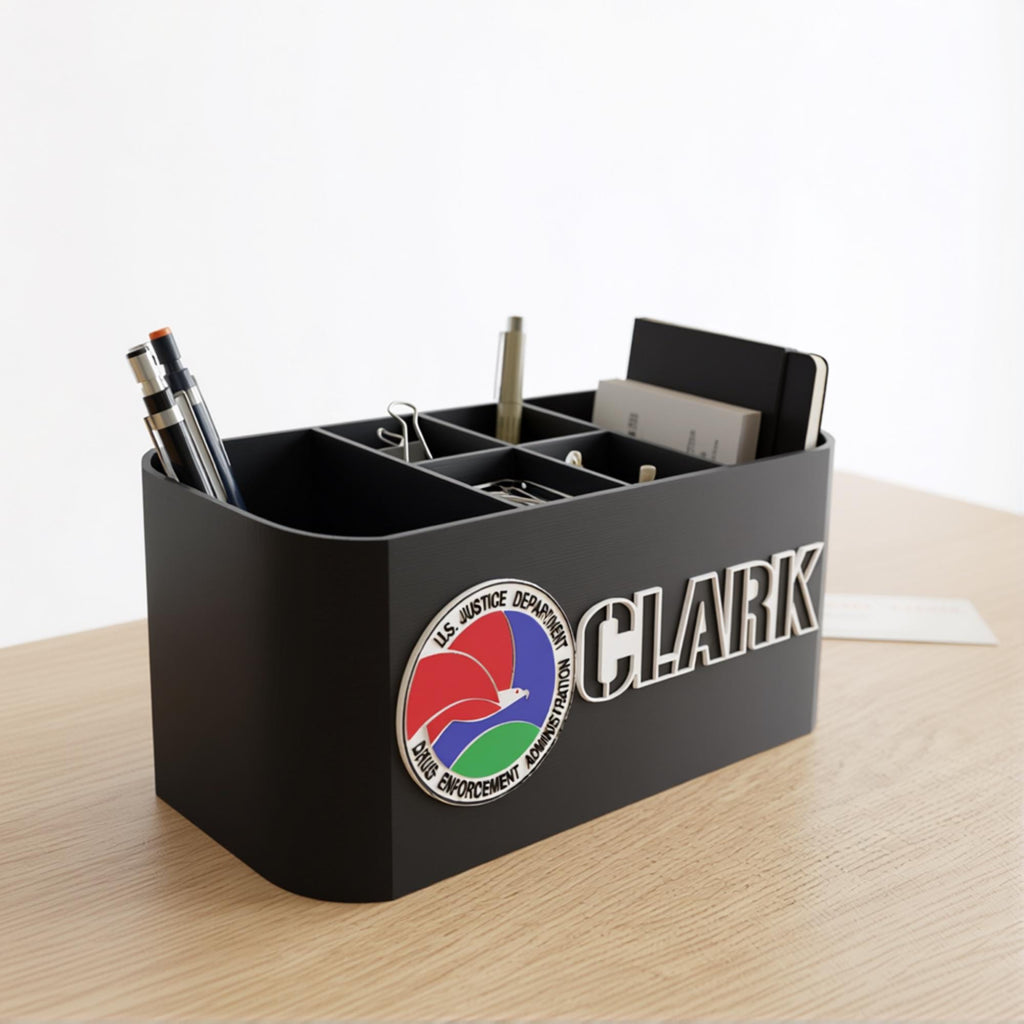 Personalized DEA Desk Organizer
