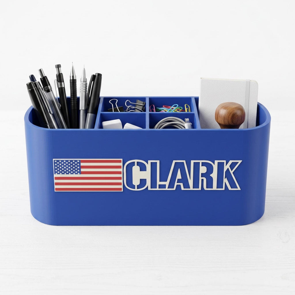 Personalized USA Desk Organizer