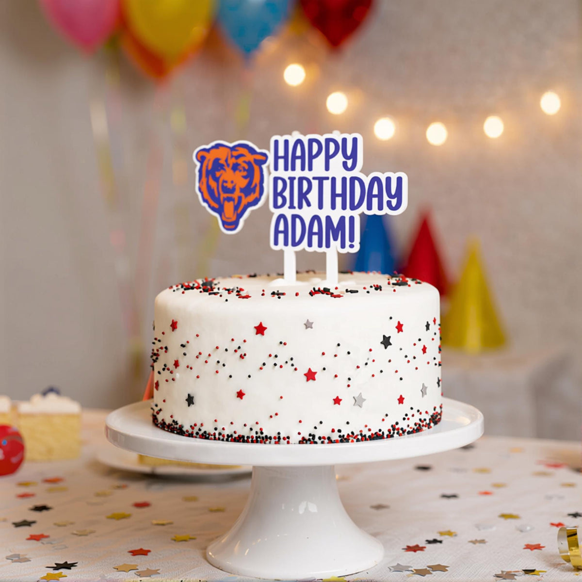 Chicago Bears Cake Topper