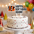 Cincinnati Bengals Cake Topper