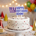 New York Giants Cake Topper
