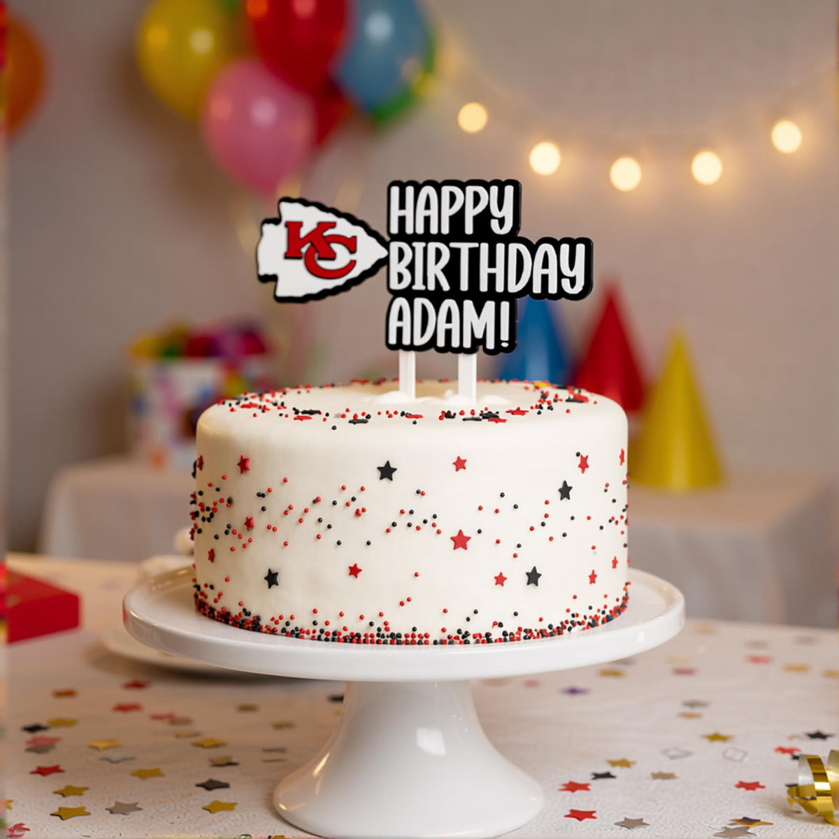 Kansas City Chiefs Cake Topper